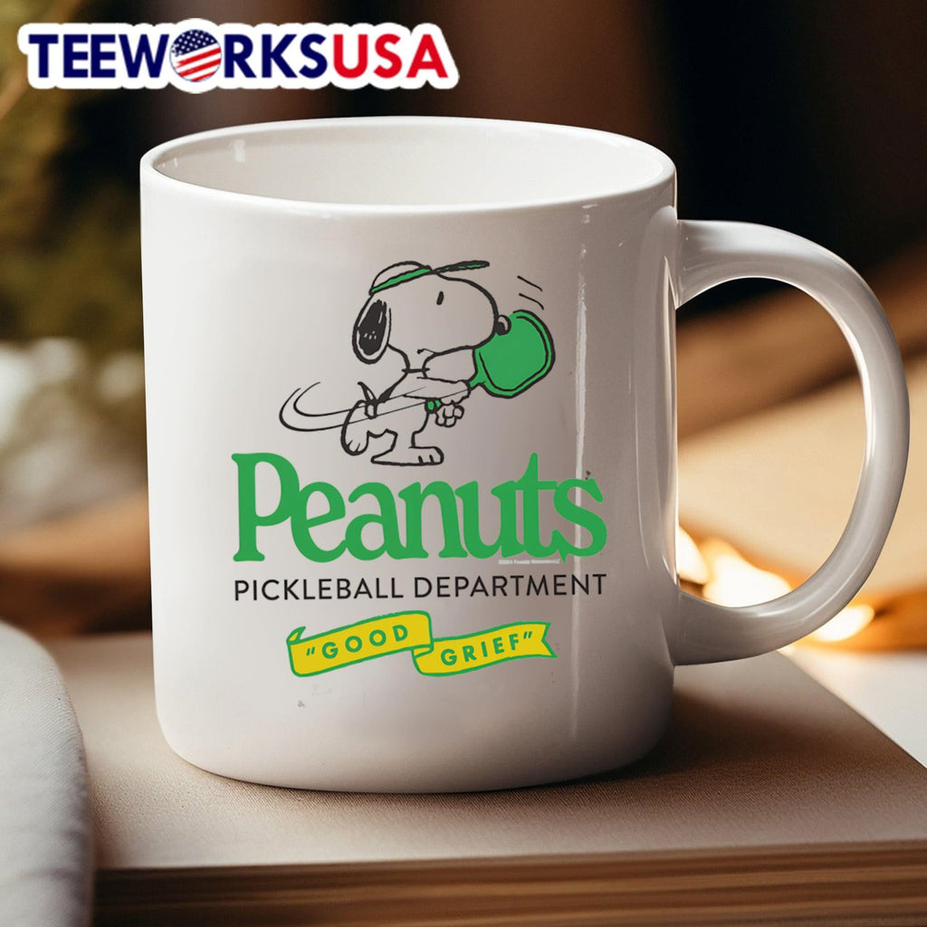 Peanuts Pickleball department good grief - Adult & Kids T-Shirts, Sweatshirts & Hoodies apparel design preview 4