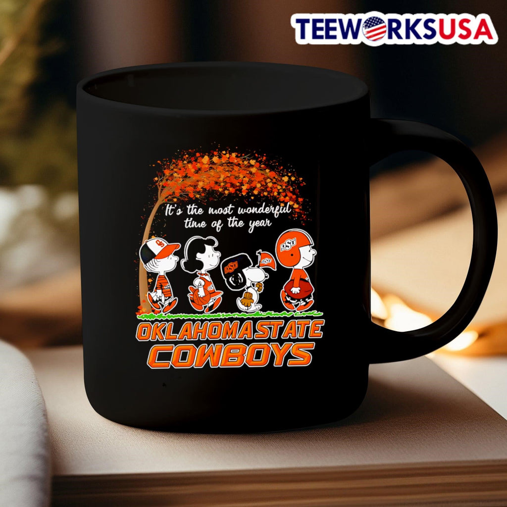 Peanuts it's the most wonderful time of year Oklahoma - Adult & Kids T-Shirts, Sweatshirts & Hoodies apparel design preview 3