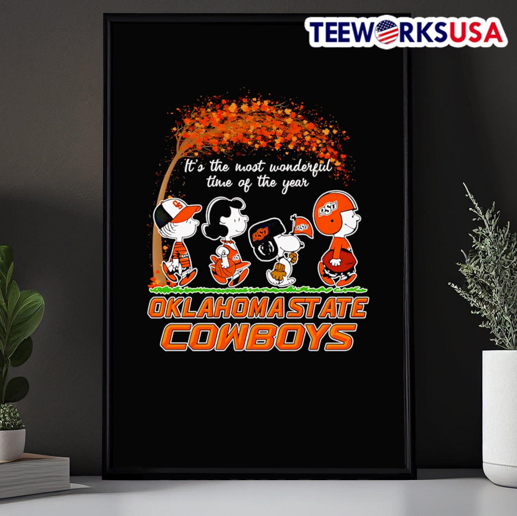 Peanuts it's the most wonderful time of year Oklahoma - Adult & Kids T-Shirts, Sweatshirts & Hoodies apparel design preview 5