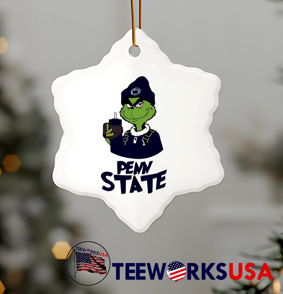 Penn State Nittany Lions Boujee Grinch Coffee - Adult & Kids T-Shirts, Sweatshirts & Hoodies apparel design preview 7