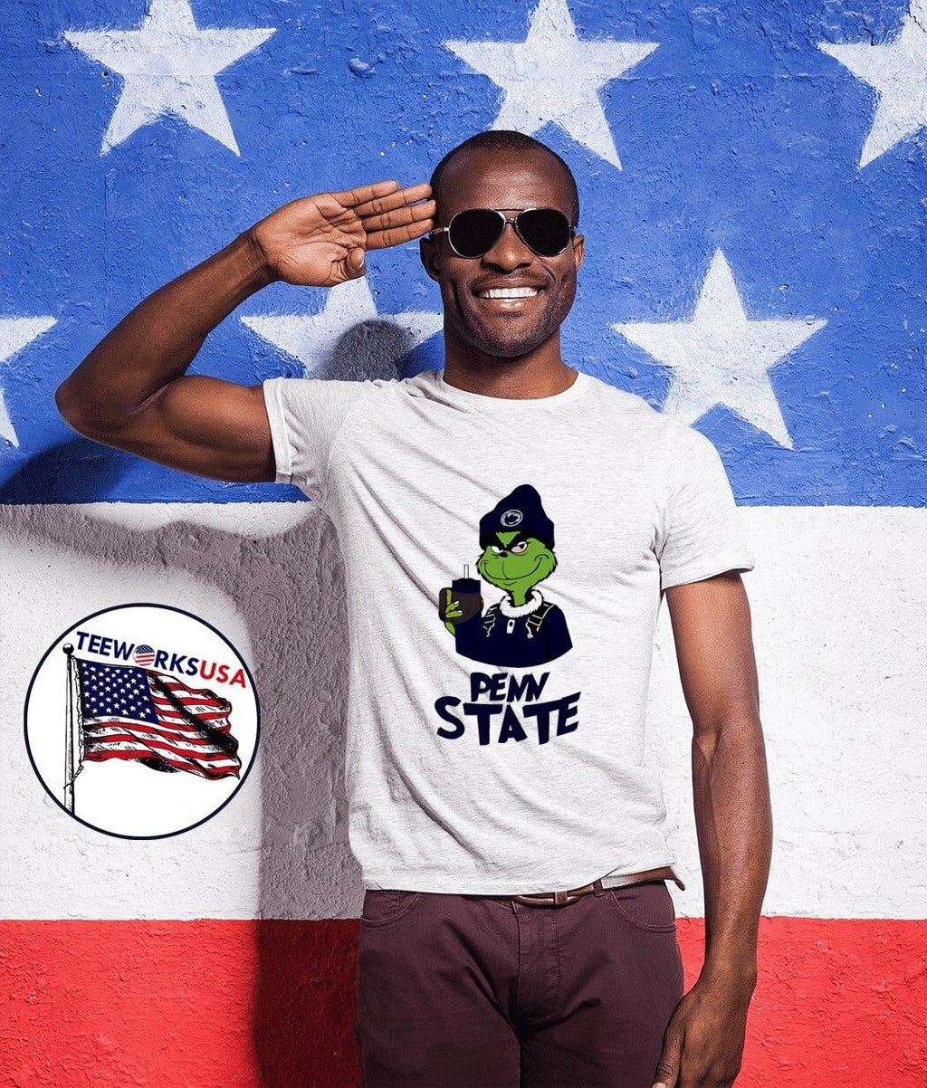 Penn State Nittany Lions Boujee Grinch Coffee - Adult & Kids T-Shirts, Sweatshirts & Hoodies apparel design preview 1