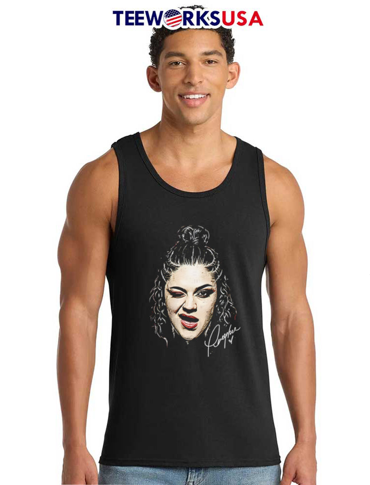 Persephone woman face braided hair winking - Adult & Kids T-Shirts, Sweatshirts & Hoodies apparel design preview 6