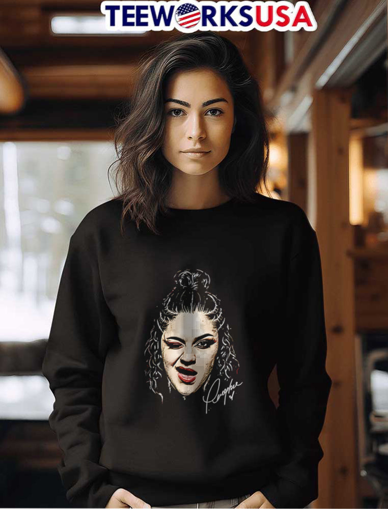 Persephone woman face braided hair winking - Adult & Kids T-Shirts, Sweatshirts & Hoodies apparel design preview 7