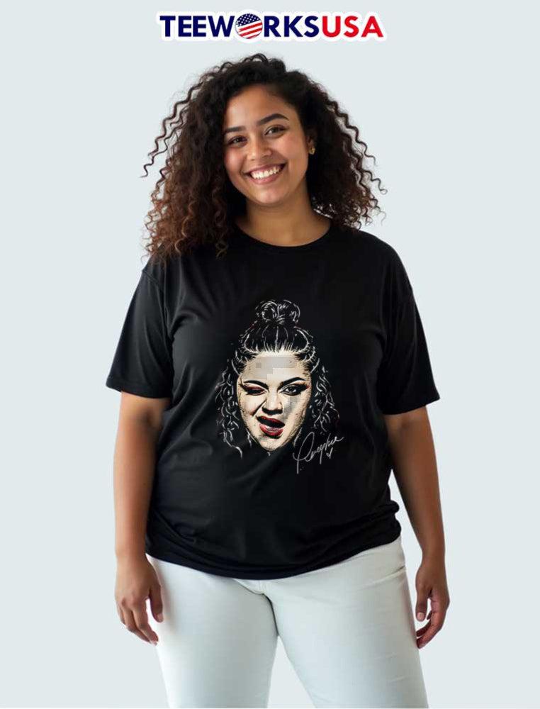 Persephone woman face braided hair winking - Adult & Kids T-Shirts, Sweatshirts & Hoodies apparel design preview 3