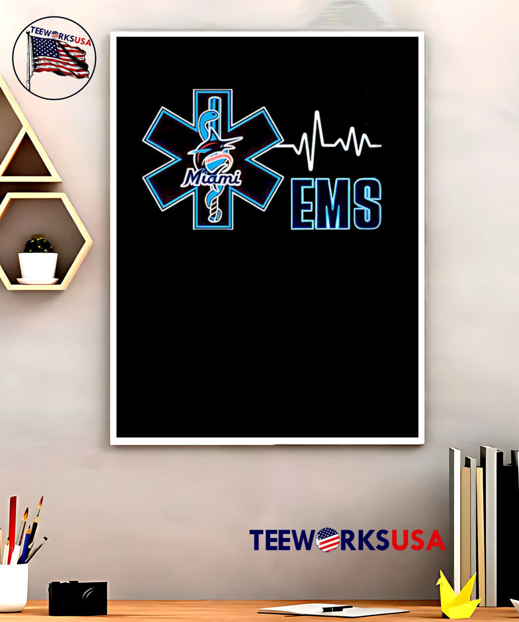 Personalized marlins ems appreciation 2025 baseball - Adult & Kids T-Shirts, Sweatshirts & Hoodies apparel design preview 5