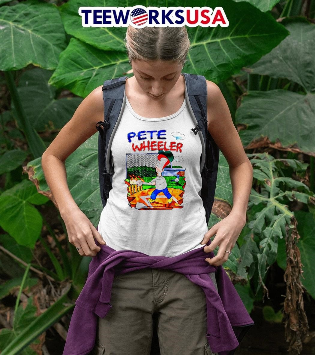 Pete Wheeler baseball cartoon - Adult & Kids T-Shirts, Sweatshirts & Hoodies apparel design preview 5