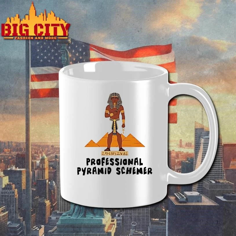 Pharaoh Professional Pyramid Schemer - Adult & Kids T-Shirts, Sweatshirts & Hoodies apparel design preview 3