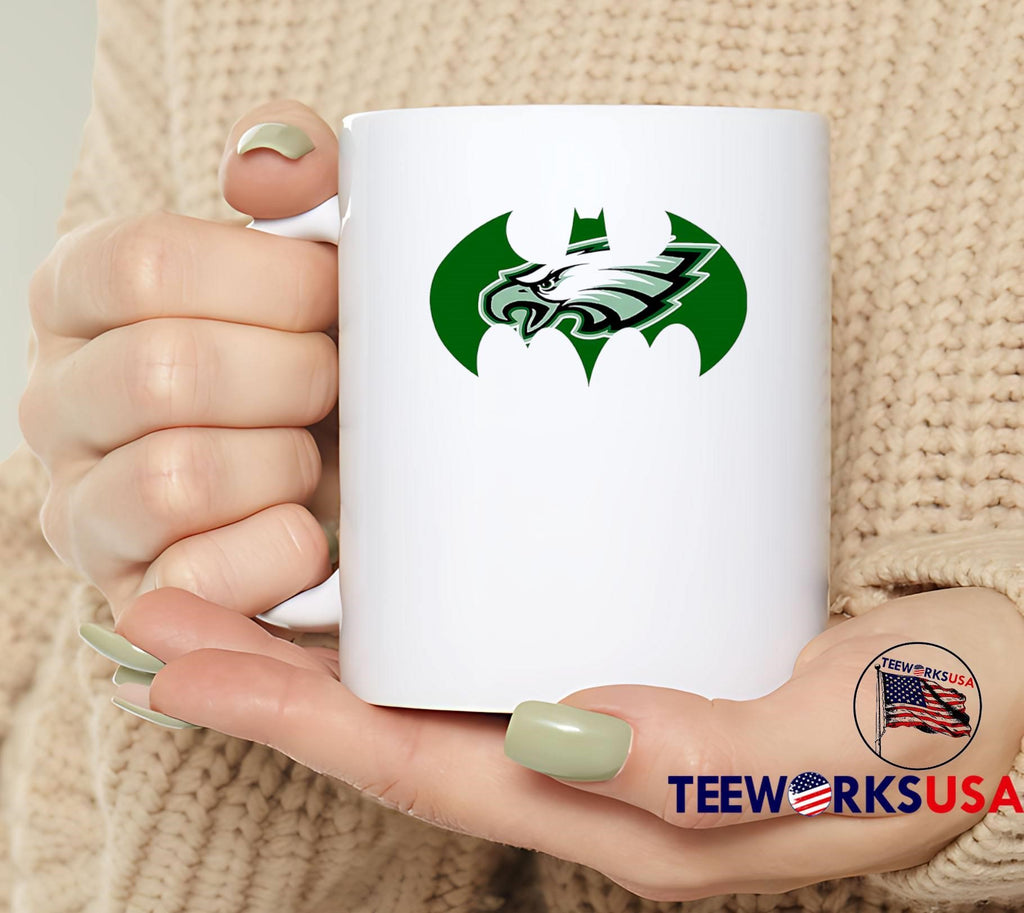 Philadelphia Eagles Batman - Adult & Kids T-Shirts, Sweatshirts & Hoodies apparel design preview 6