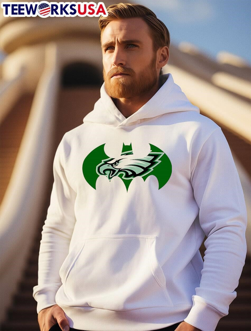 Philadelphia Eagles Batman - Adult & Kids T-Shirts, Sweatshirts & Hoodies apparel design preview 2