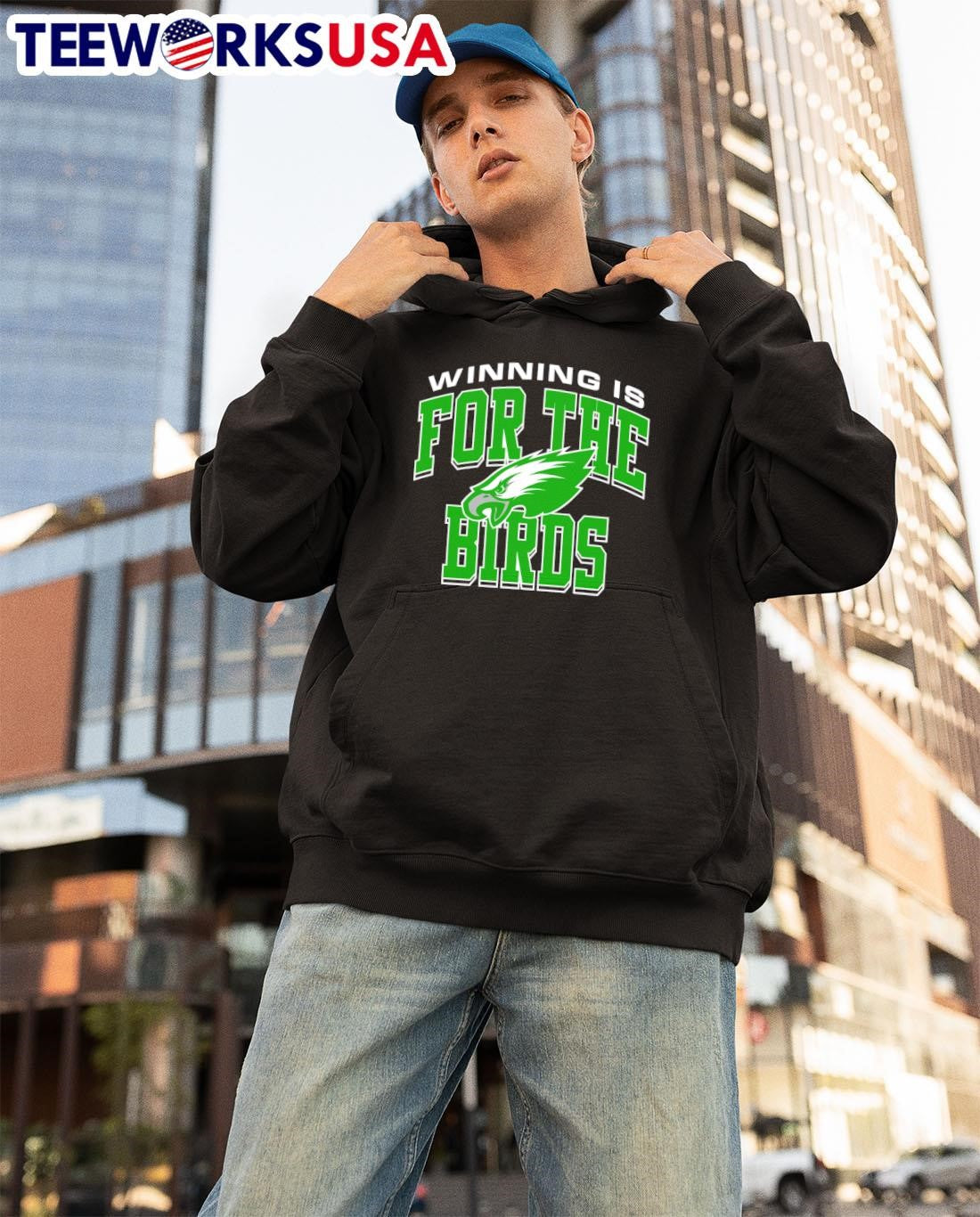 Philadelphia Eagles winning is for the birds - Adult & Kids T-Shirts, Sweatshirts & Hoodies apparel design preview 3
