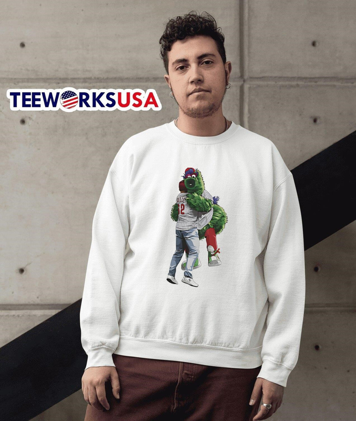 Phillie Phanatic Kelce - Adult & Kids T-Shirts, Sweatshirts & Hoodies apparel design preview 3