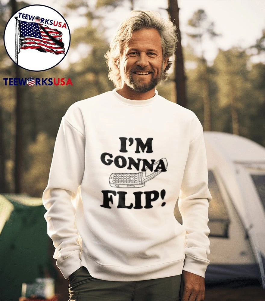 Phone I'm gonna flip - Adult & Kids T-Shirts, Sweatshirts & Hoodies apparel design preview 5