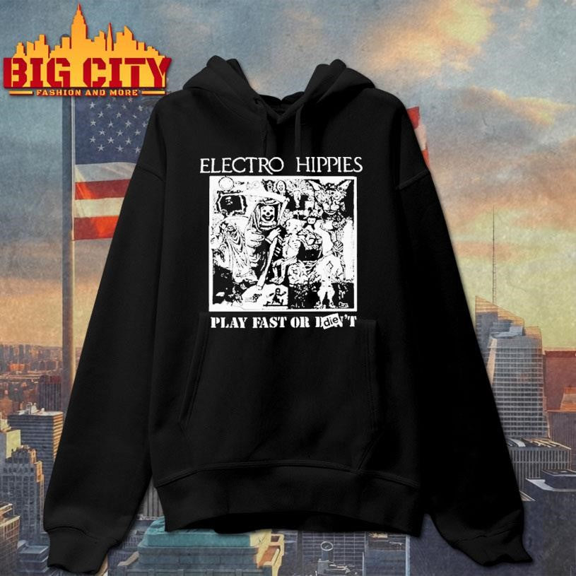 Piled Flesh Electro Hippies - Adult & Kids T-Shirts, Sweatshirts & Hoodies apparel design preview 2