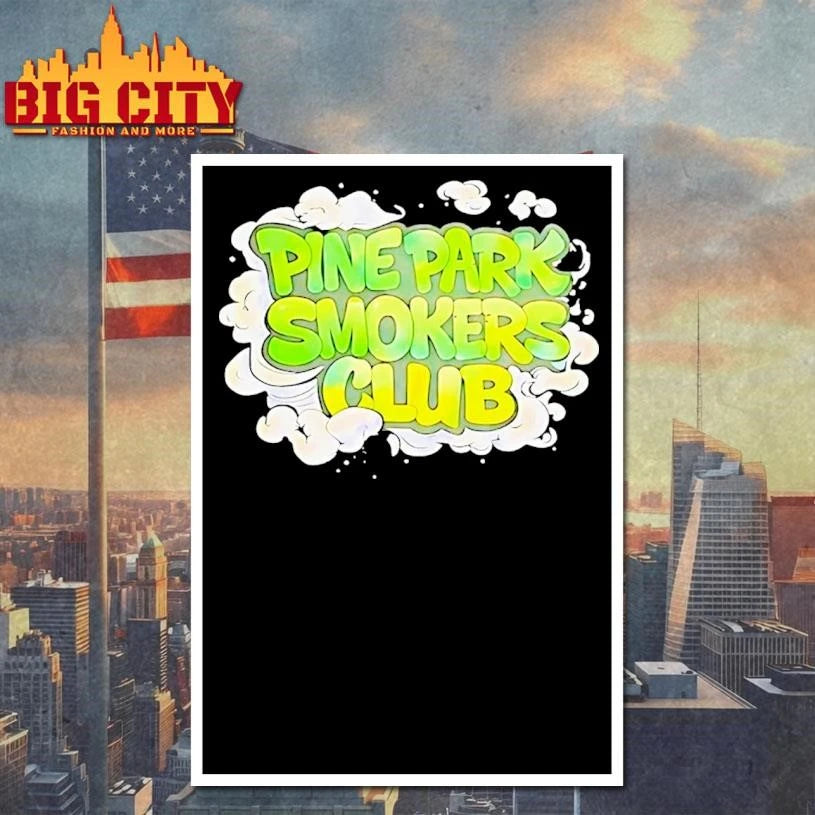 Pine Park Smokers Club - Adult & Kids T-Shirts, Sweatshirts & Hoodies apparel design preview 4