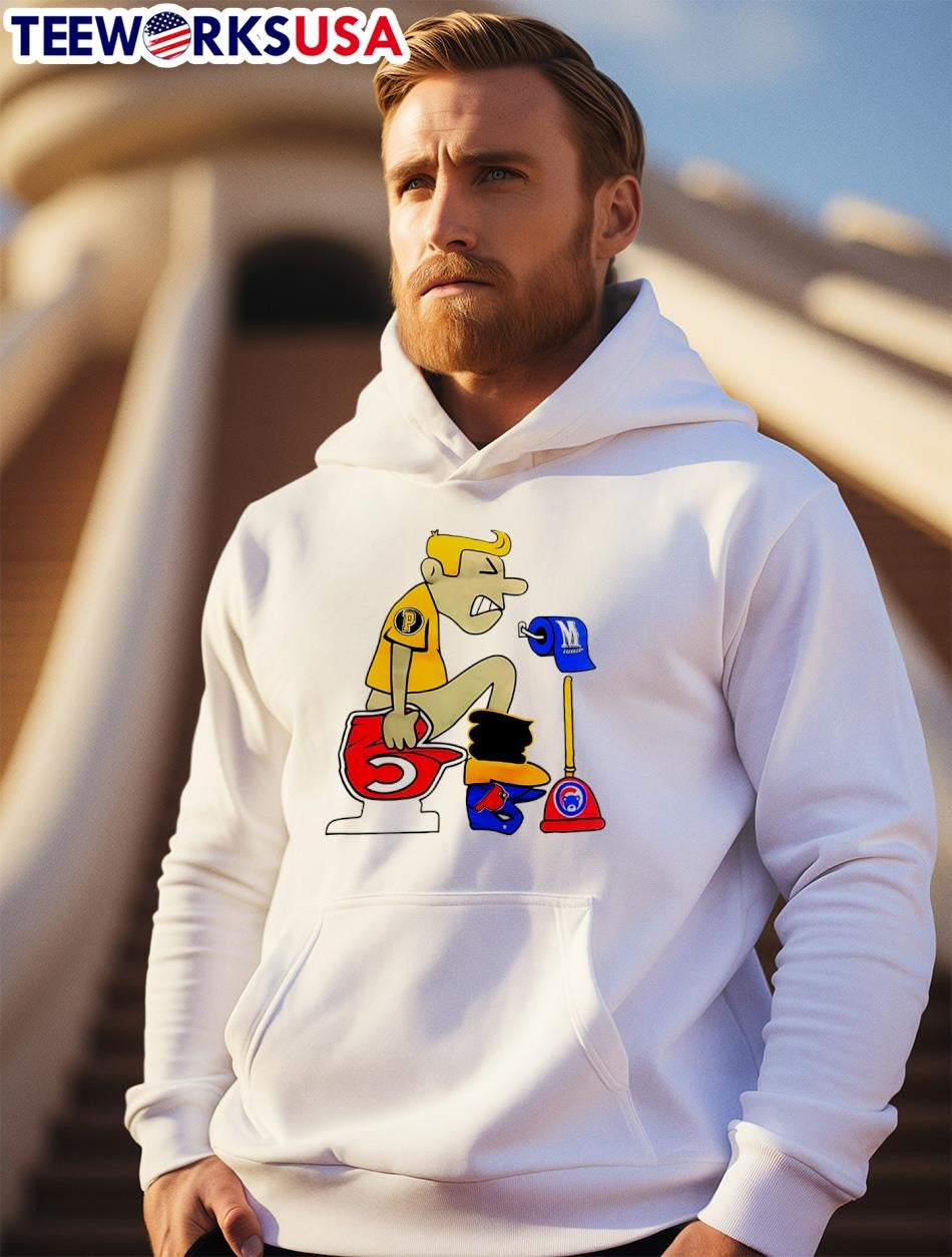 Pittsburgh Penguins Toilet - Adult & Kids T-Shirts, Sweatshirts & Hoodies apparel design preview 2