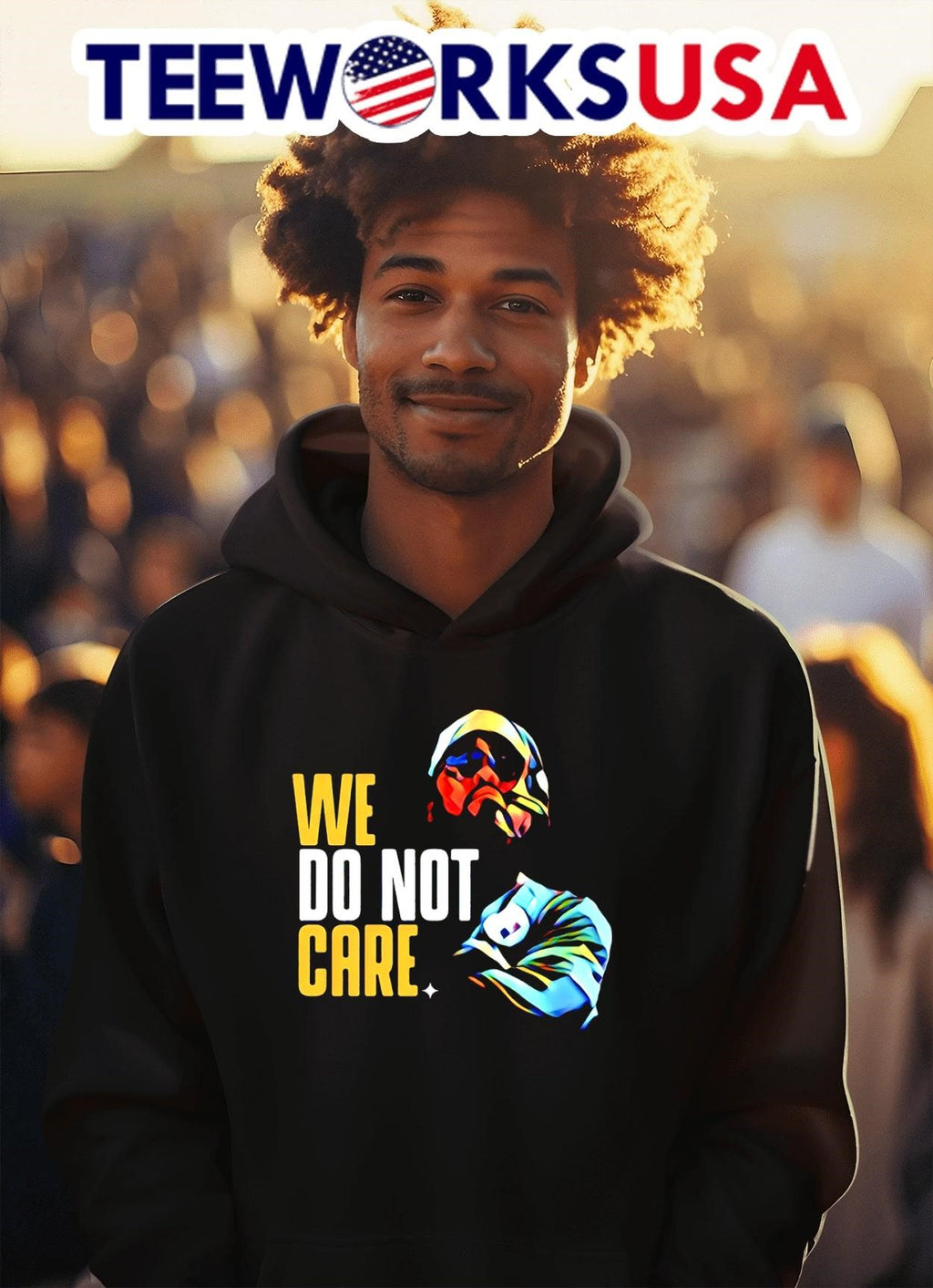 Pittsburgh Steelers Mike Tomlin we do not care art - Adult & Kids T-Shirts, Sweatshirts & Hoodies apparel design preview 2