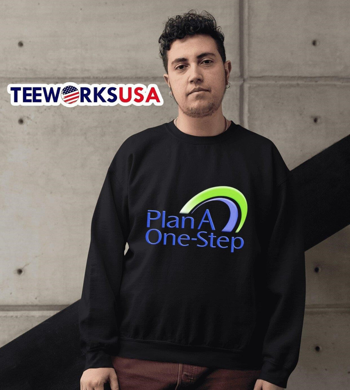 Plan a one step - Adult & Kids T-Shirts, Sweatshirts & Hoodies apparel design preview 3