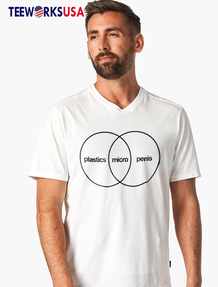 Plastics Micro Penis Venn Diagram Overlapping Circles - Adult & Kids T-Shirts, Sweatshirts & Hoodies apparel design preview 7