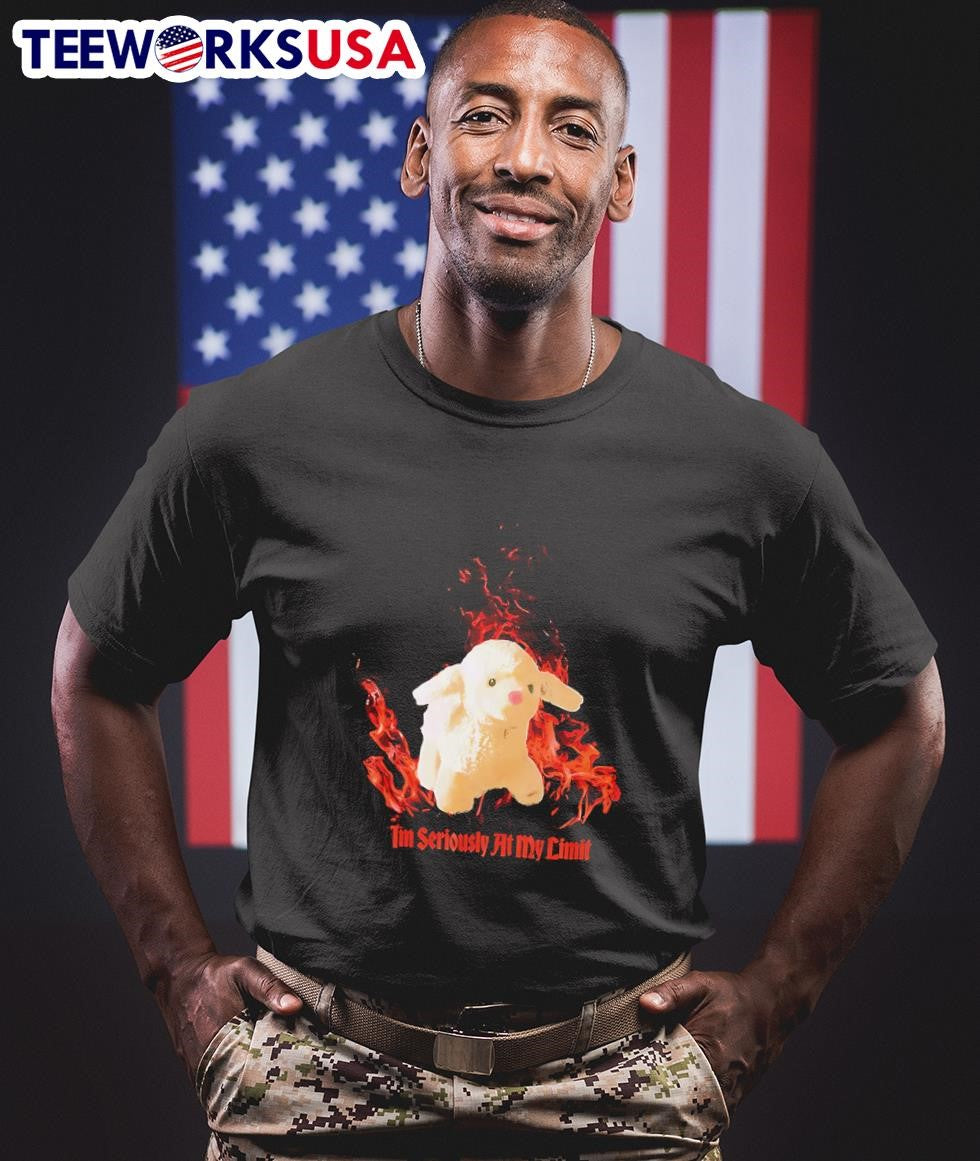 Plush Lamb At My Limit - Adult & Kids T-Shirts, Sweatshirts & Hoodies apparel design preview 1