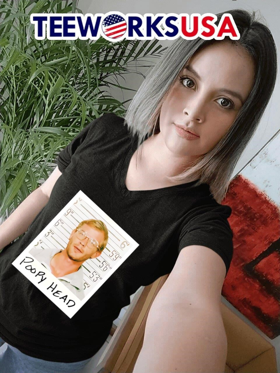 Poopy Head mugshot photo - Adult & Kids T-Shirts, Sweatshirts & Hoodies apparel design preview 7