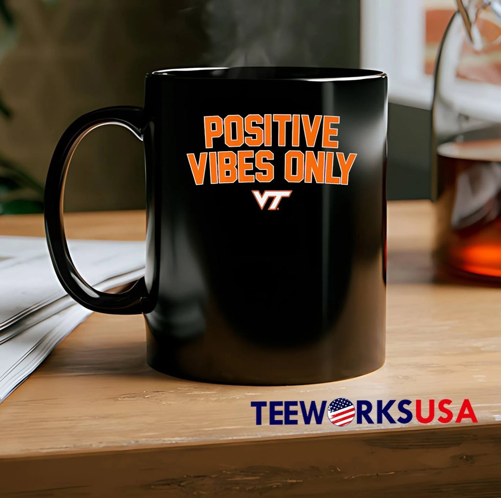 Positive Vibes Only VT - Adult & Kids T-Shirts, Sweatshirts & Hoodies apparel design preview 2