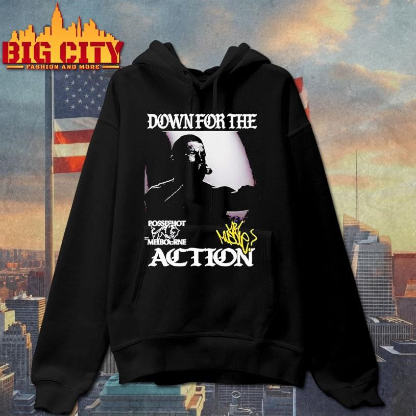 Posseshot Melbourne Down For The Action - Adult & Kids T-Shirts, Sweatshirts & Hoodies apparel design preview 2