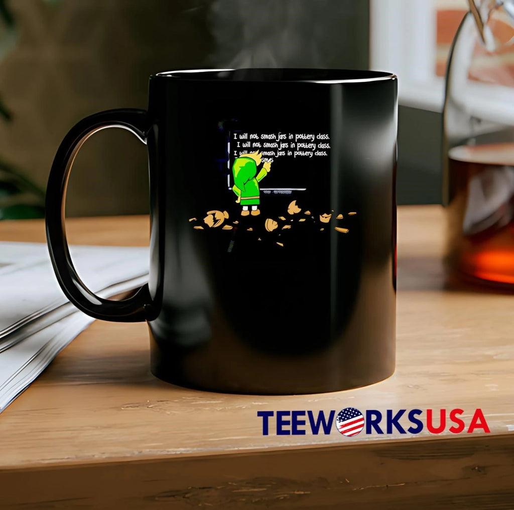 Pottery Class Punishment Link Breaking Pots - Adult & Kids T-Shirts, Sweatshirts & Hoodies apparel design preview 2