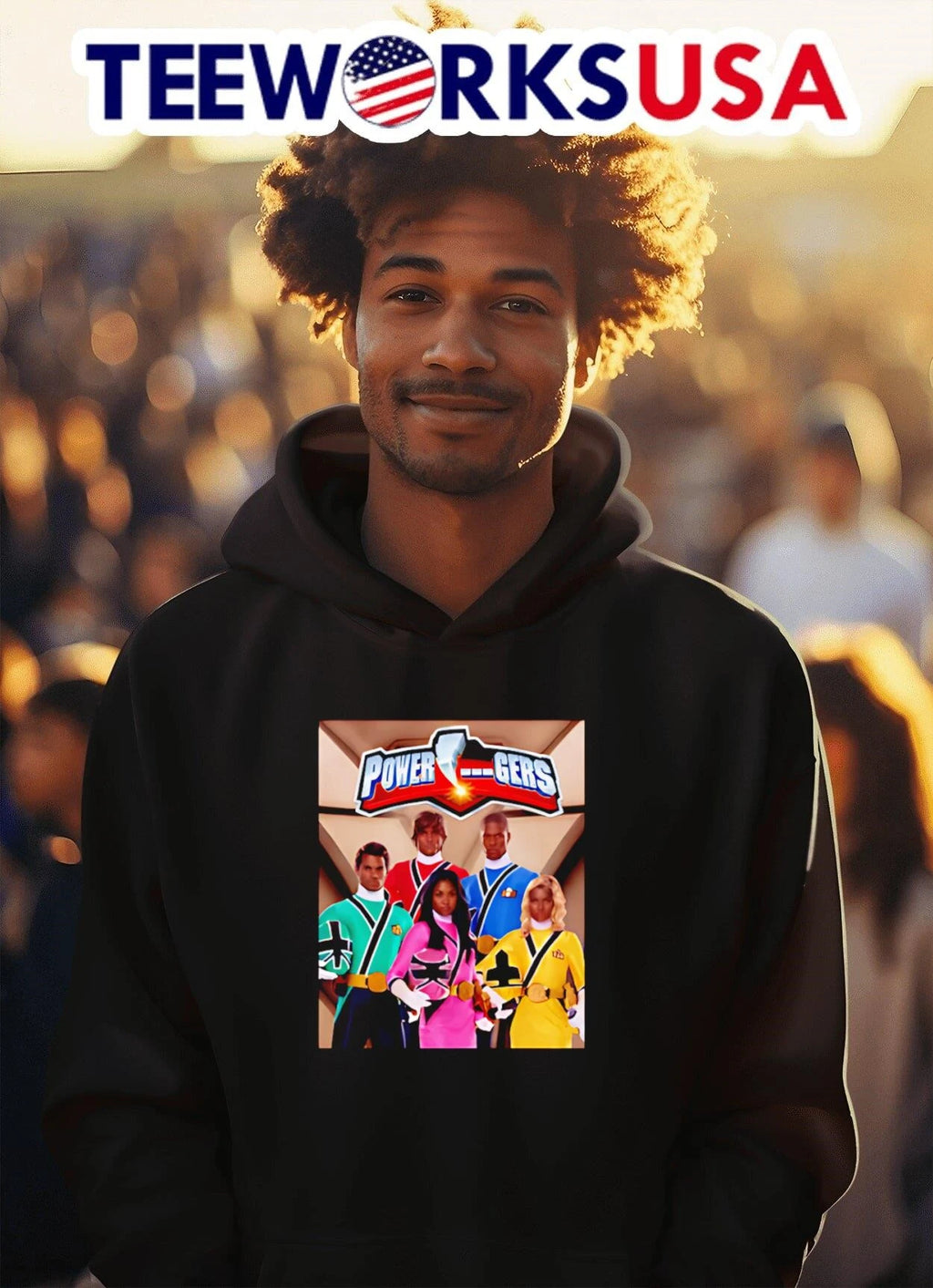 Power Rangers Samurai Characters - Adult & Kids T-Shirts, Sweatshirts & Hoodies apparel design preview 2