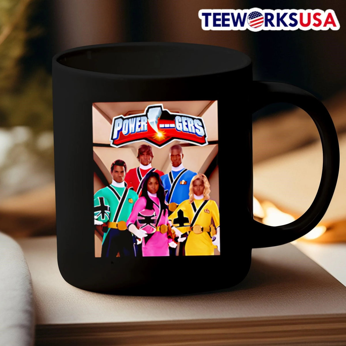 Power Rangers Samurai Characters - Adult & Kids T-Shirts, Sweatshirts & Hoodies apparel design preview 3