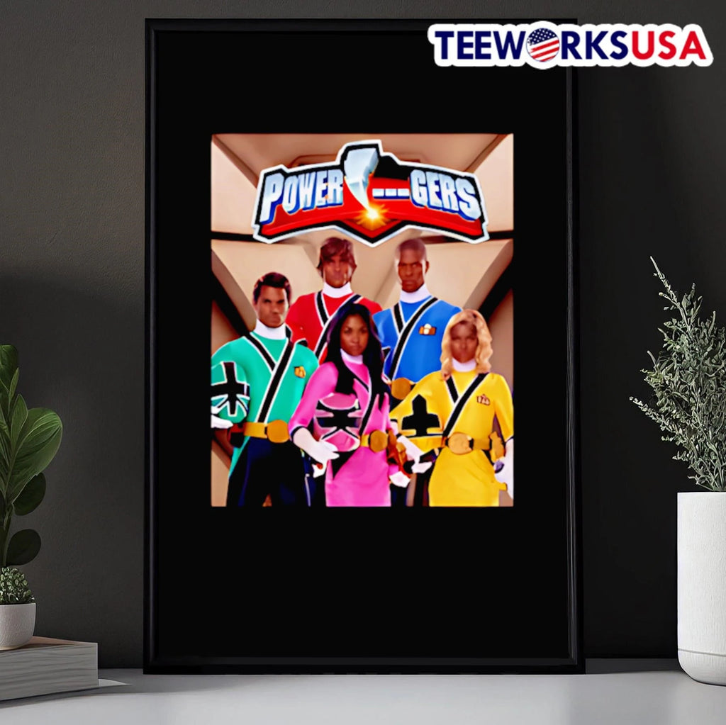 Power Rangers Samurai Characters - Adult & Kids T-Shirts, Sweatshirts & Hoodies apparel design preview 5