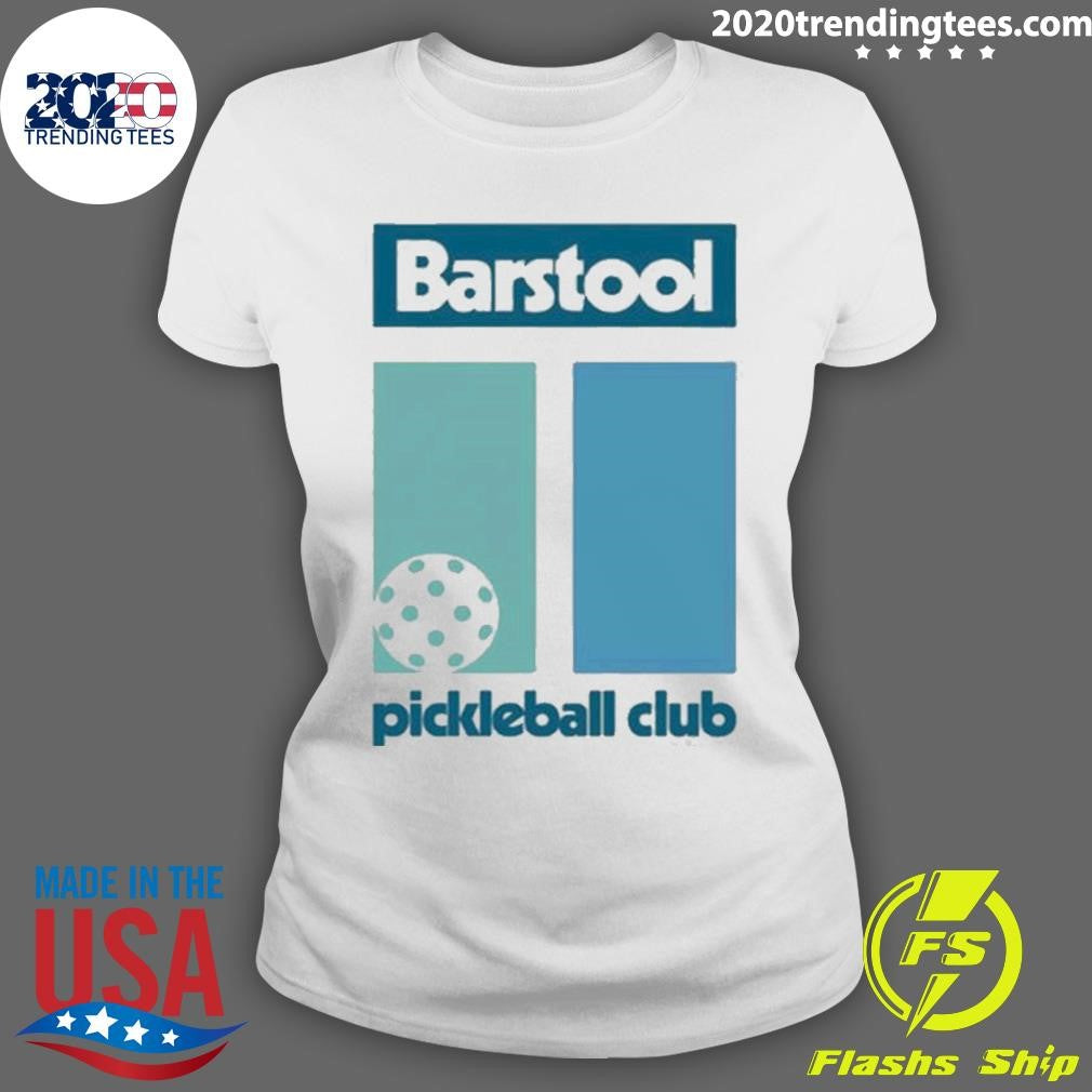 Premium Barstool Pickleball Club Retro - Adult & Kids T-Shirts, Sweatshirts & Hoodies apparel design preview 3