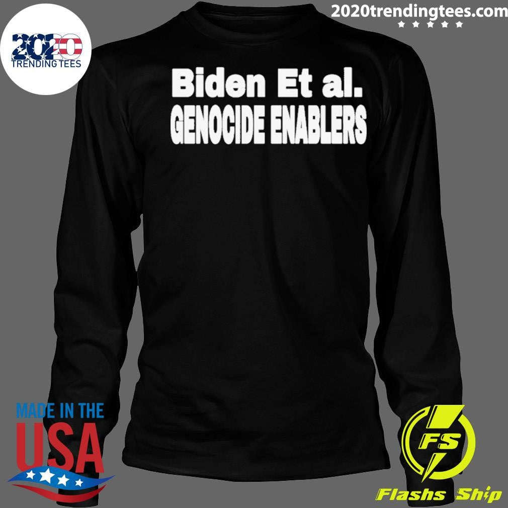 Premium Biden Et al. Genocide Enablers - Adult & Kids T-Shirts, Sweatshirts & Hoodies apparel design preview 4