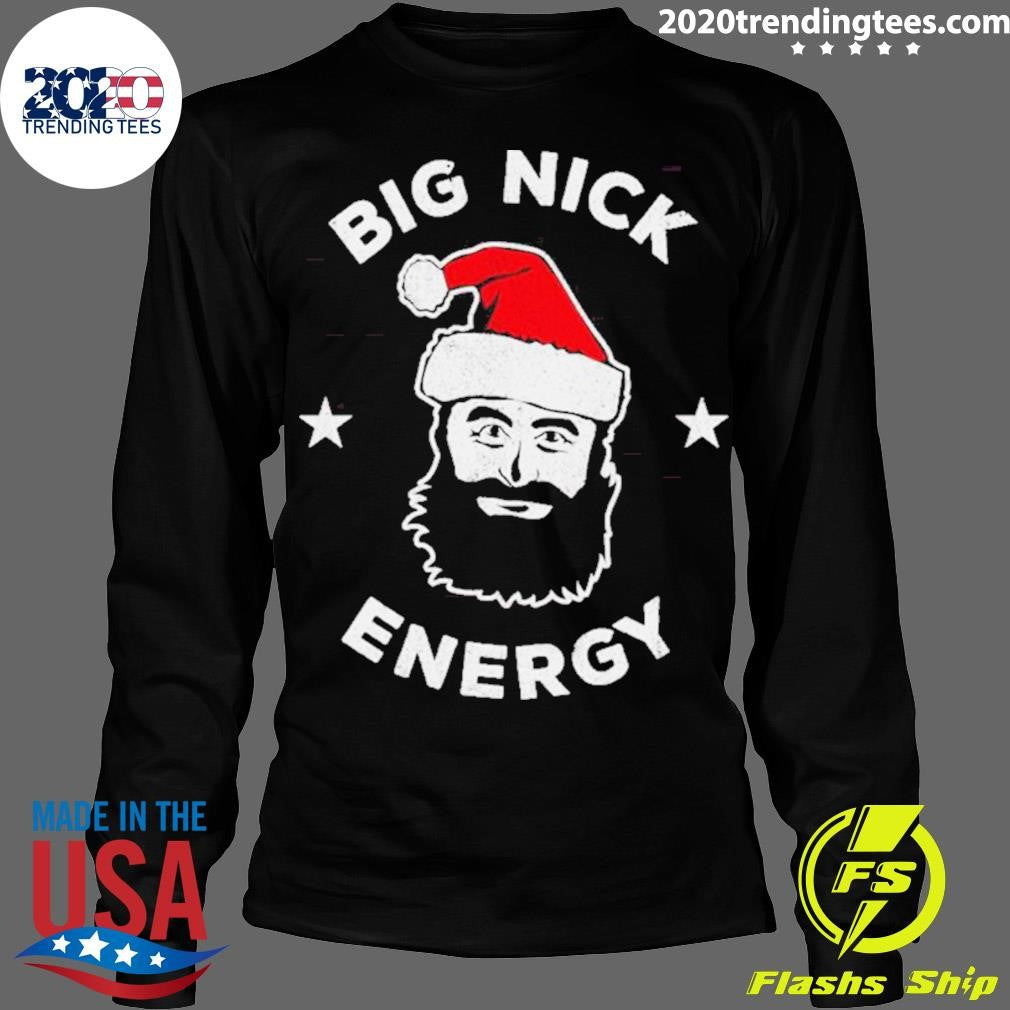 Premium Big Nick Energy Christmas - Adult & Kids T-Shirts, Sweatshirts & Hoodies apparel design preview 4