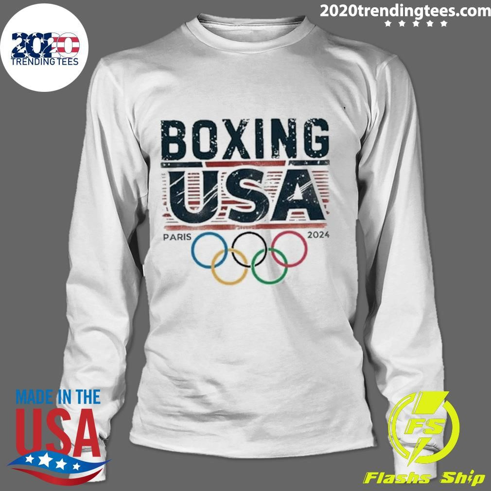 Premium Boxing USA Olympic 2024 - Adult & Kids T-Shirts, Sweatshirts & Hoodies apparel design preview 4