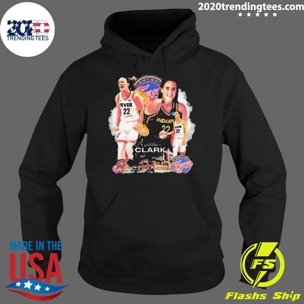 Premium Caitlin Clark Indiana Fever New Star Signing - Adult & Kids T-Shirts, Sweatshirts & Hoodies apparel design preview 2