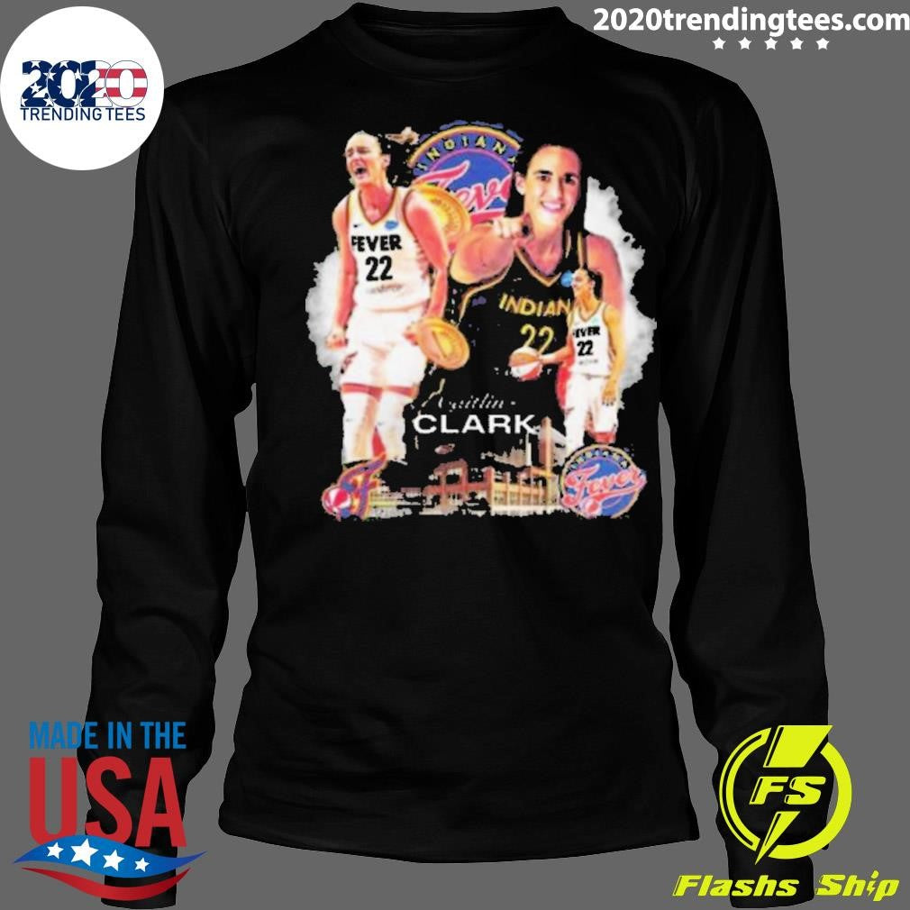 Premium Caitlin Clark Indiana Fever New Star Signing - Adult & Kids T-Shirts, Sweatshirts & Hoodies apparel design preview 4