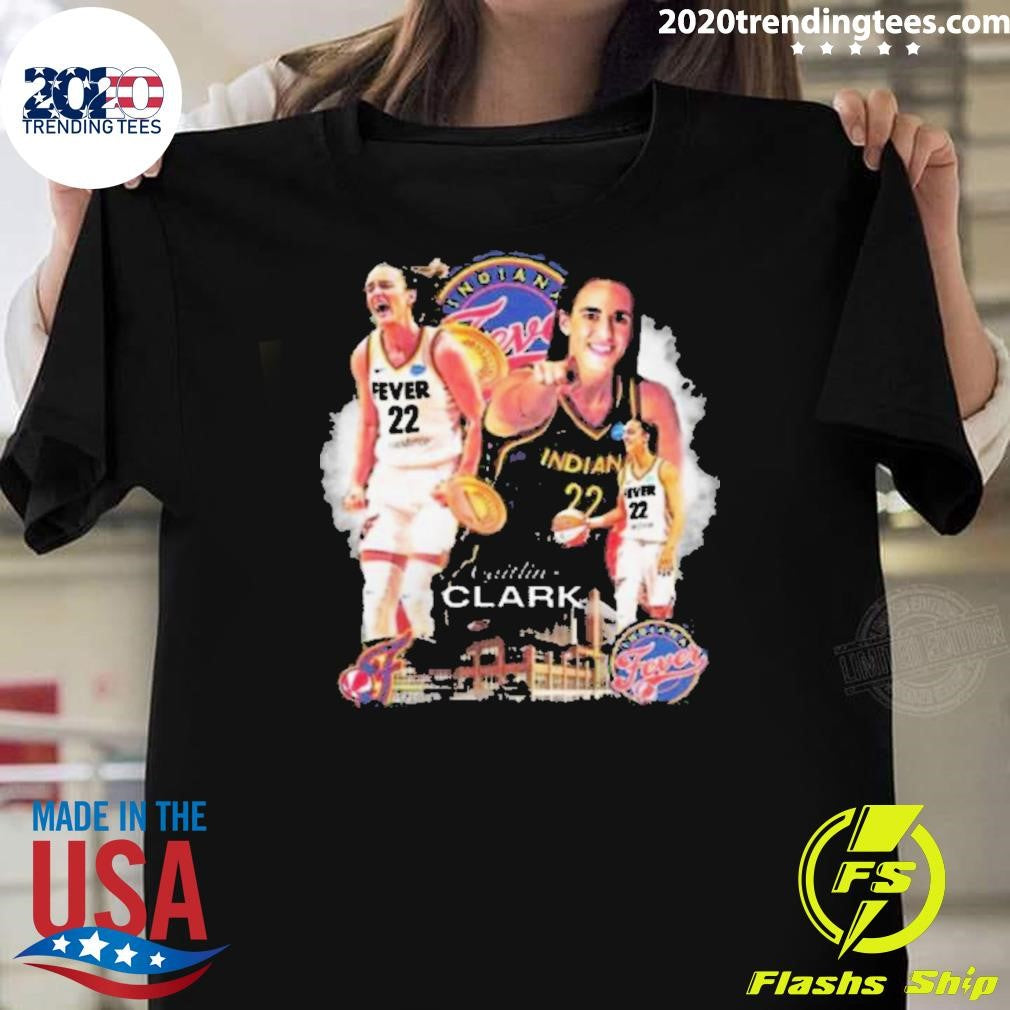 Premium Caitlin Clark Indiana Fever New Star Signing - Adult & Kids T-Shirts, Sweatshirts & Hoodies apparel design preview 1