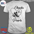 Premium Chucks And Pearls I'm With Her Kamala 2024 - Adult & Kids T-Shirts, Sweatshirts & Hoodies apparel design preview 1