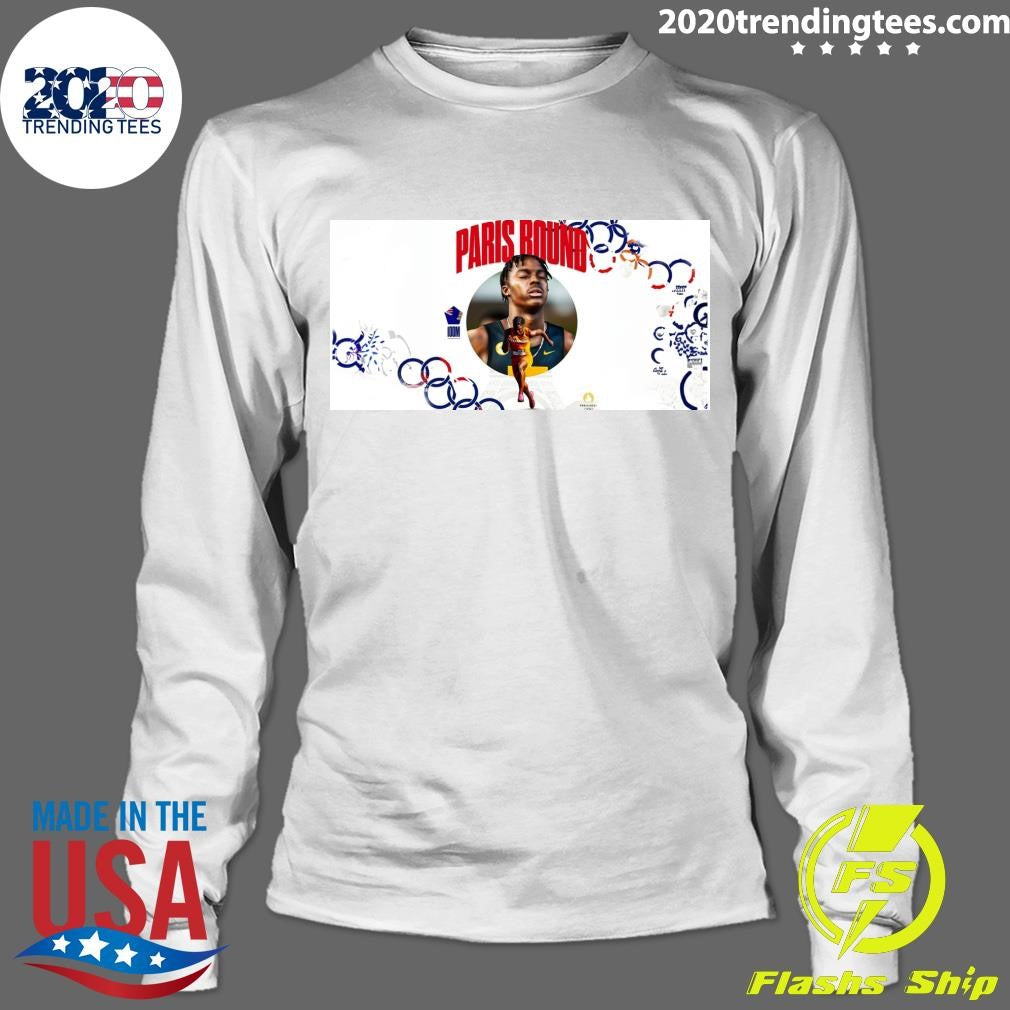 Premium Davonte Howell heads to Paris 2024 - Adult & Kids T-Shirts, Sweatshirts & Hoodies apparel design preview 4