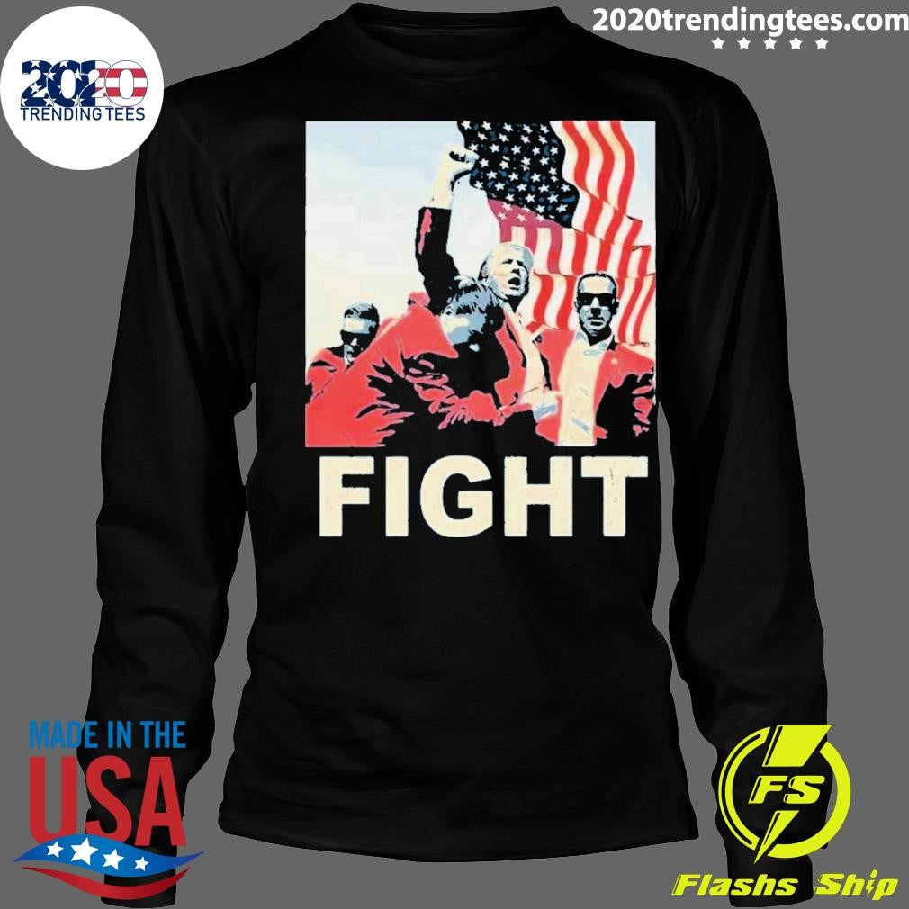 Premium Design Trump Fight Iconic - Adult & Kids T-Shirts, Sweatshirts & Hoodies apparel design preview 4