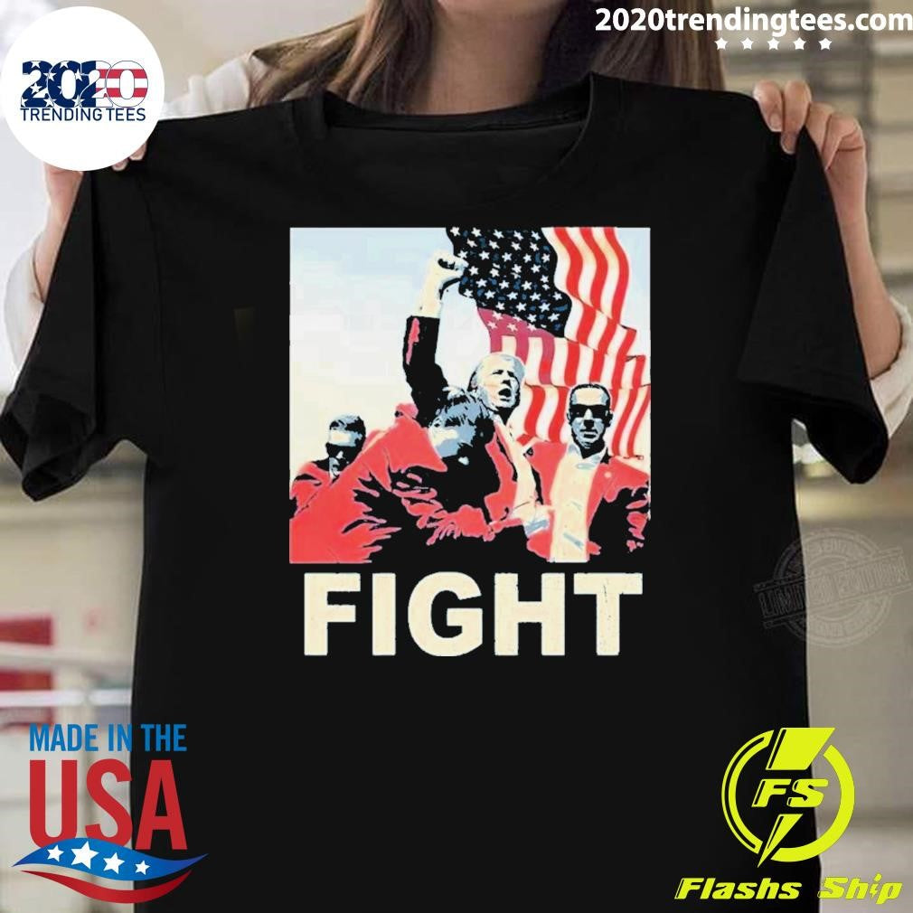 Premium Design Trump Fight Iconic - Adult & Kids T-Shirts, Sweatshirts & Hoodies apparel design preview 1