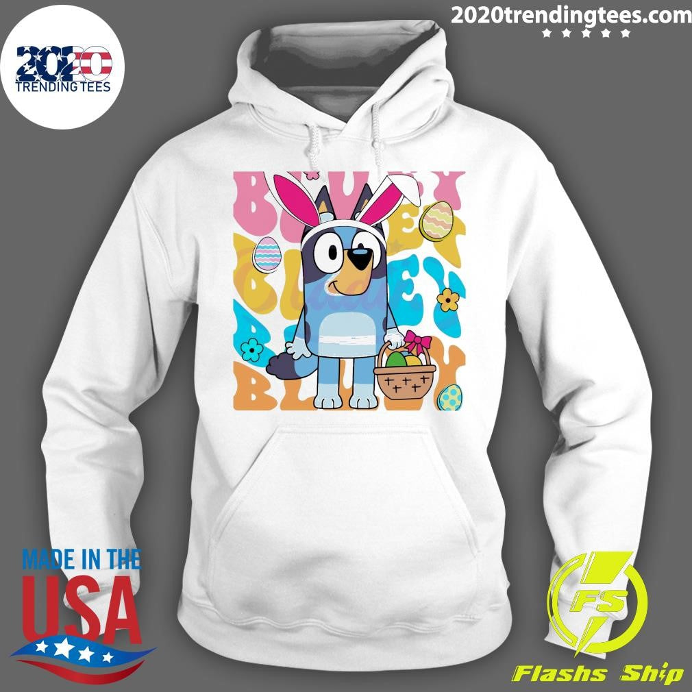Premium Easter Eggs Bluey Bunny - Adult & Kids T-Shirts, Sweatshirts & Hoodies apparel design preview 2