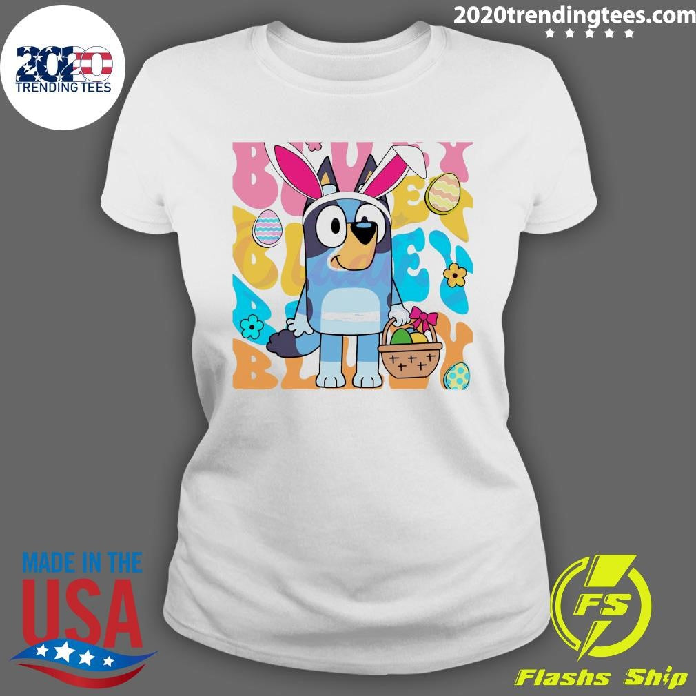 Premium Easter Eggs Bluey Bunny - Adult & Kids T-Shirts, Sweatshirts & Hoodies apparel design preview 3