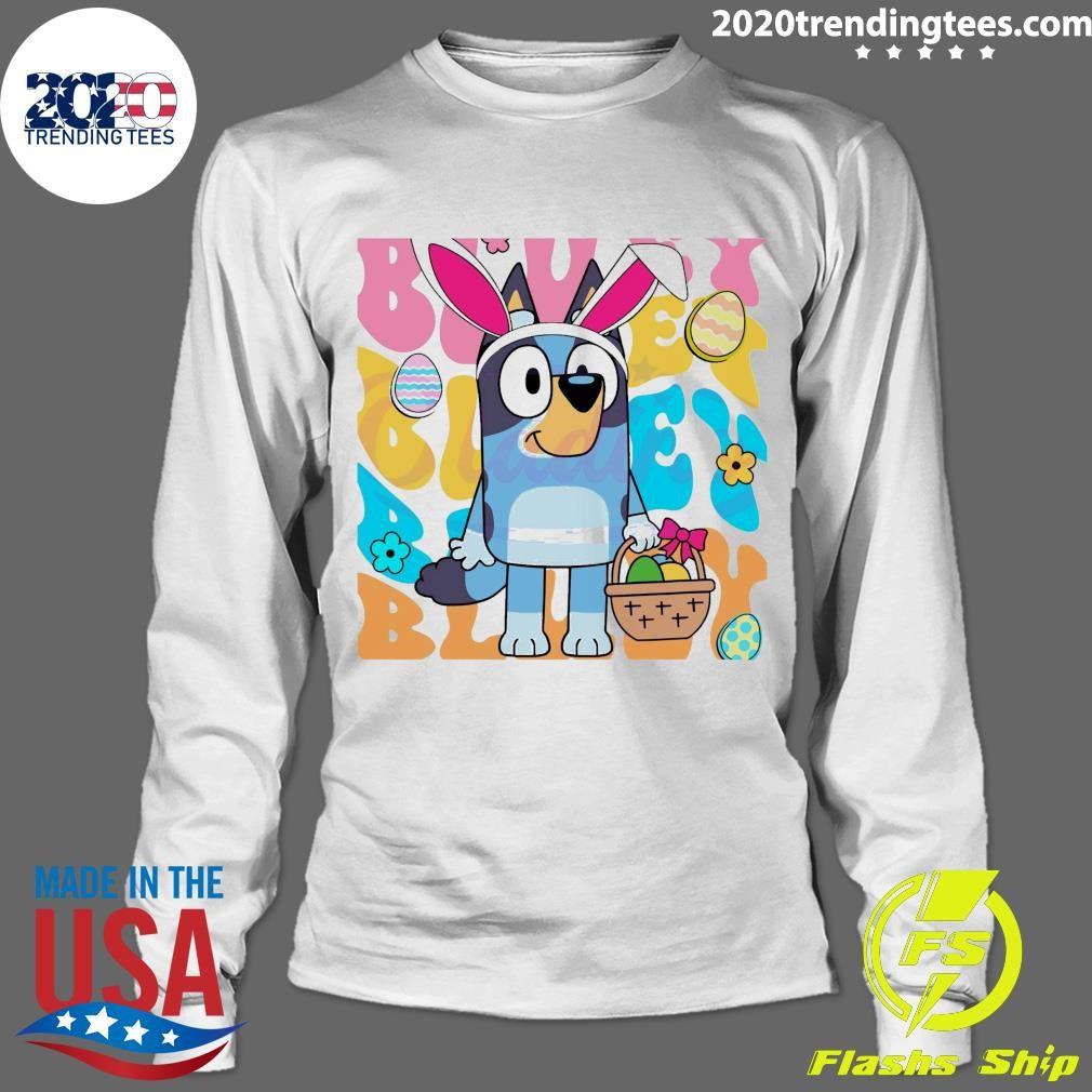 Premium Easter Eggs Bluey Bunny - Adult & Kids T-Shirts, Sweatshirts & Hoodies apparel design preview 4