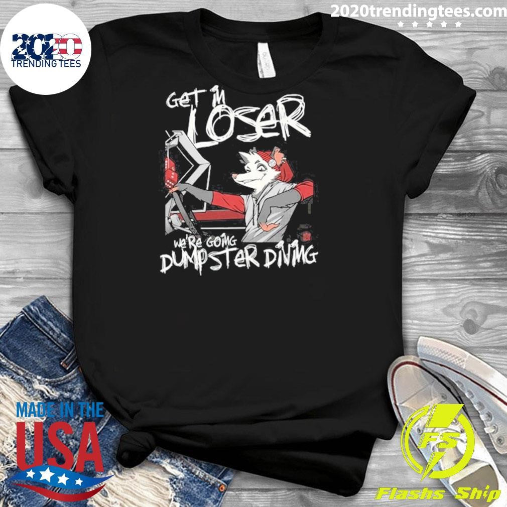 Premium Get In We're Going Dumpster Diving 2024 - Adult & Kids T-Shirts, Sweatshirts & Hoodies apparel design preview 3