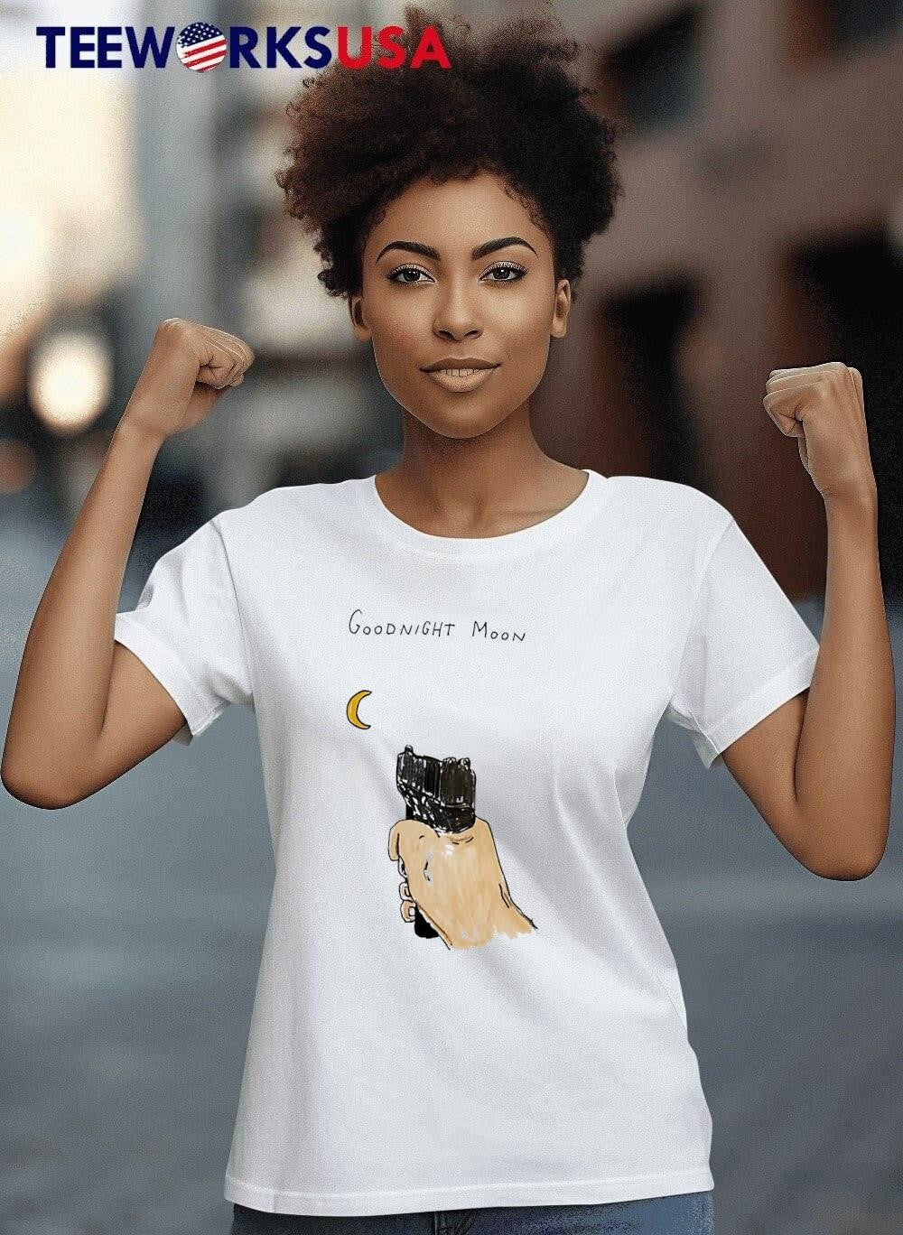 Premium Goodnight Moon Gun - Adult & Kids T-Shirts, Sweatshirts & Hoodies apparel design preview 7