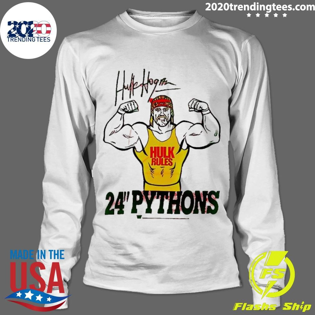 Premium Hulk Hogan Rules 24 Pythons - Adult & Kids T-Shirts, Sweatshirts & Hoodies apparel design preview 4