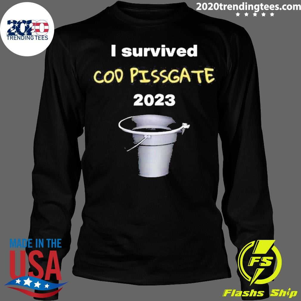 Premium I Survived Cod Pissgate 2023 - Adult & Kids T-Shirts, Sweatshirts & Hoodies apparel design preview 4