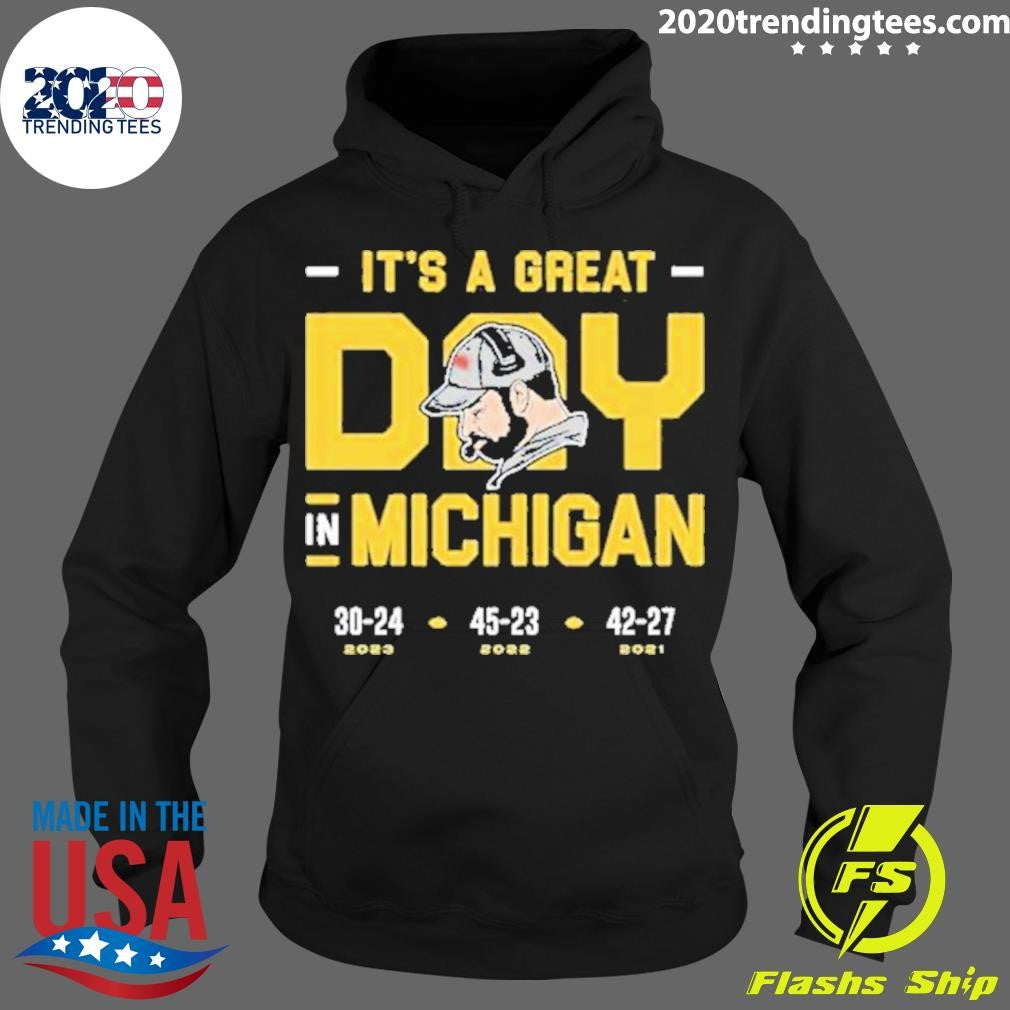 Premium It's A Great Day In Michigan - Adult & Kids T-Shirts, Sweatshirts & Hoodies apparel design preview 2
