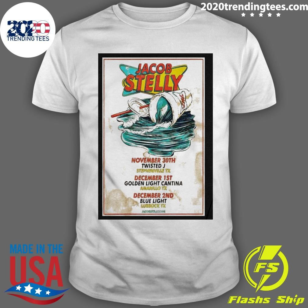 Premium Jacob Stelly Blue Light Lubbock Tx Dec 2nd 23 - Adult & Kids T-Shirts, Sweatshirts & Hoodies apparel design preview 1